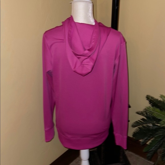 Under Armour Hooded Sweatshirt - Magenta - Sz Lrg - Picture 3 of 6